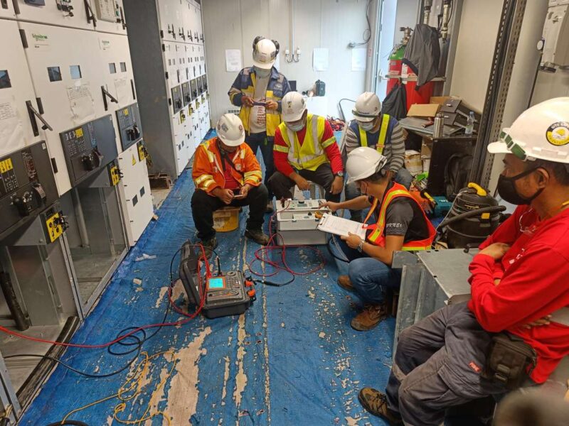 High Voltage Testing of 13.8KV Underground Cables at Palayan Binary ...
