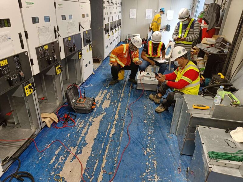 High Voltage Testing of 13.8KV Underground Cables at Palayan Binary ...